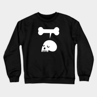 Skull Overhinking Bones Crewneck Sweatshirt